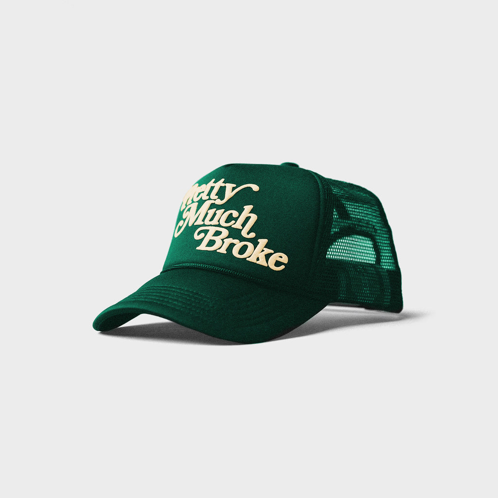 APTHCRY Pretty Much Broke Trucker Cap