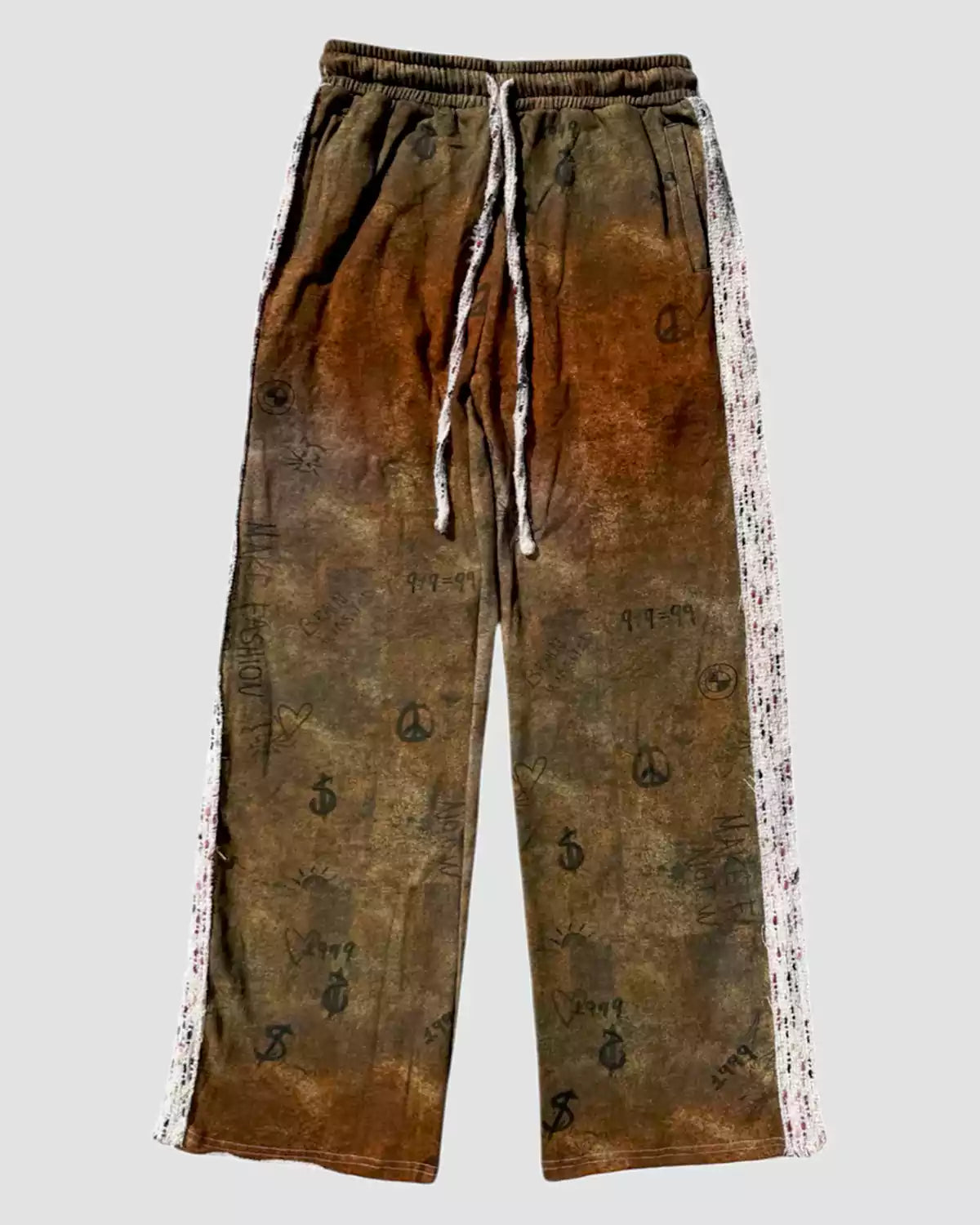 Brainwashed Graffiti Tweed Sweatpants