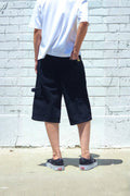 Neo Blue Baggy Carpenter Jorts