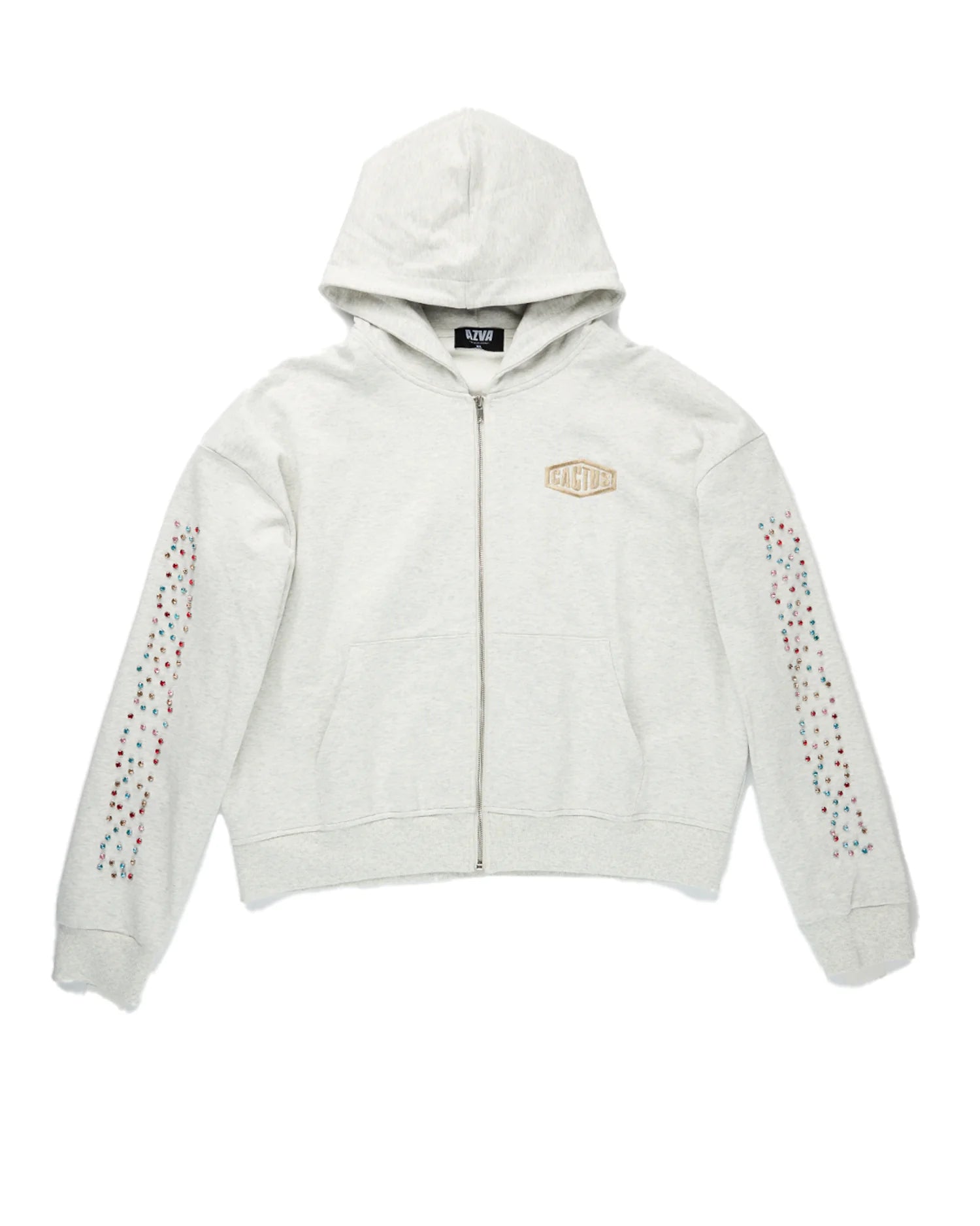 Cactus Valley Crystal Cactus Zip-Up Hoodie