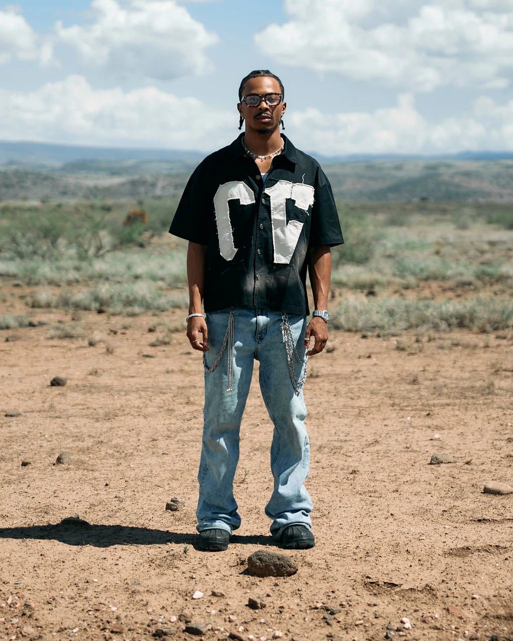 Cactus Valley Mugged Button Up
