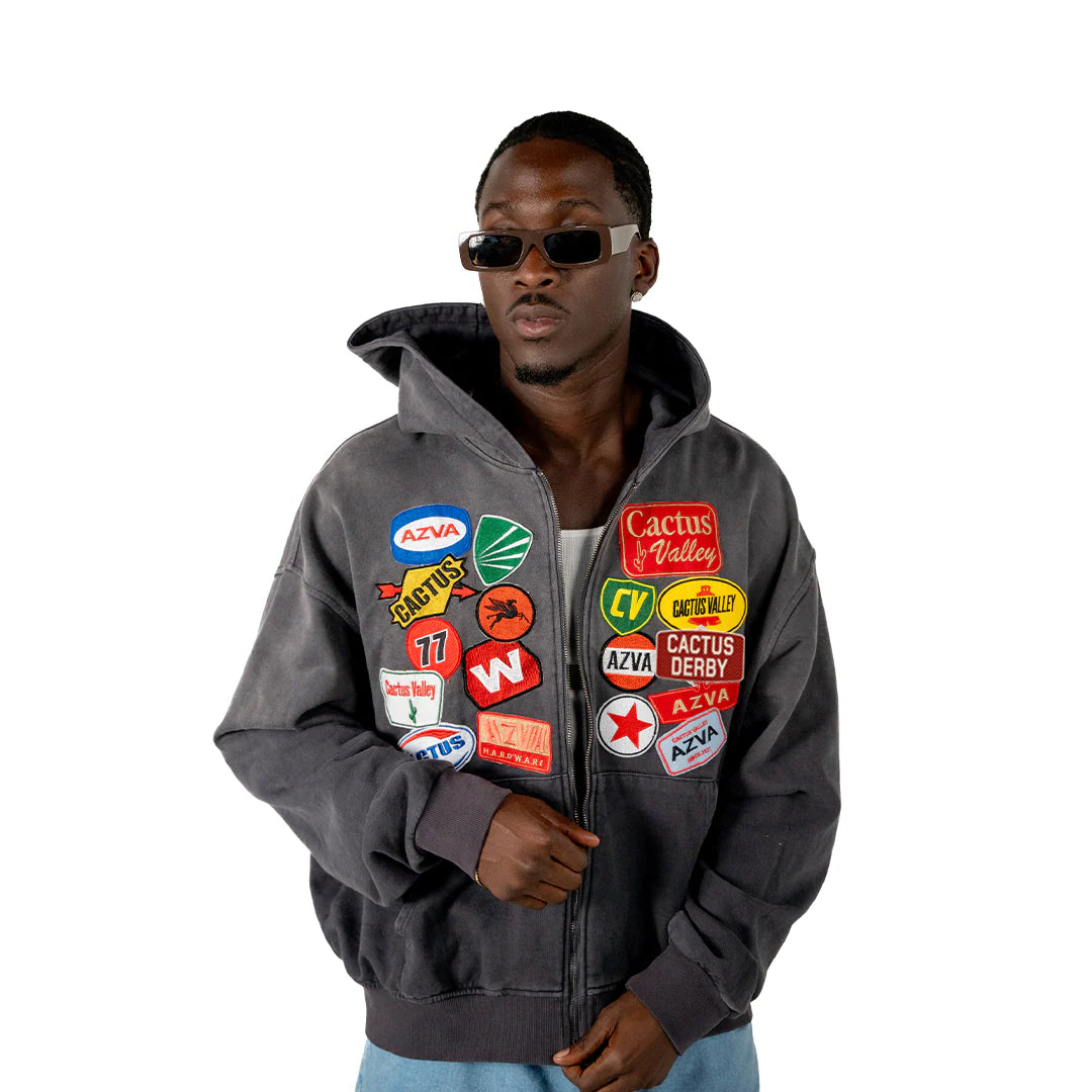 Cactus Valley Rest Stop Zip-Up Hoodie