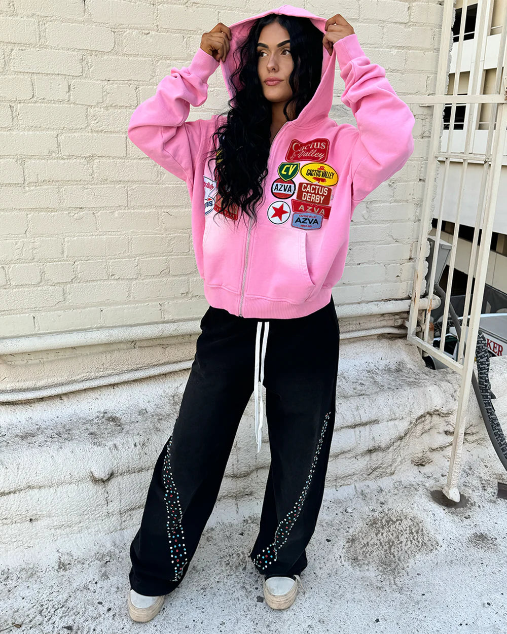 Cactus Valley Rest Stop Zip-Up Hoodie