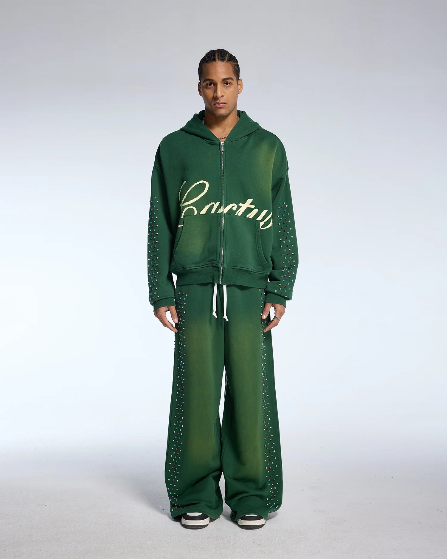Cactus Valley Hidden Crystal Zip-Up Hoodie