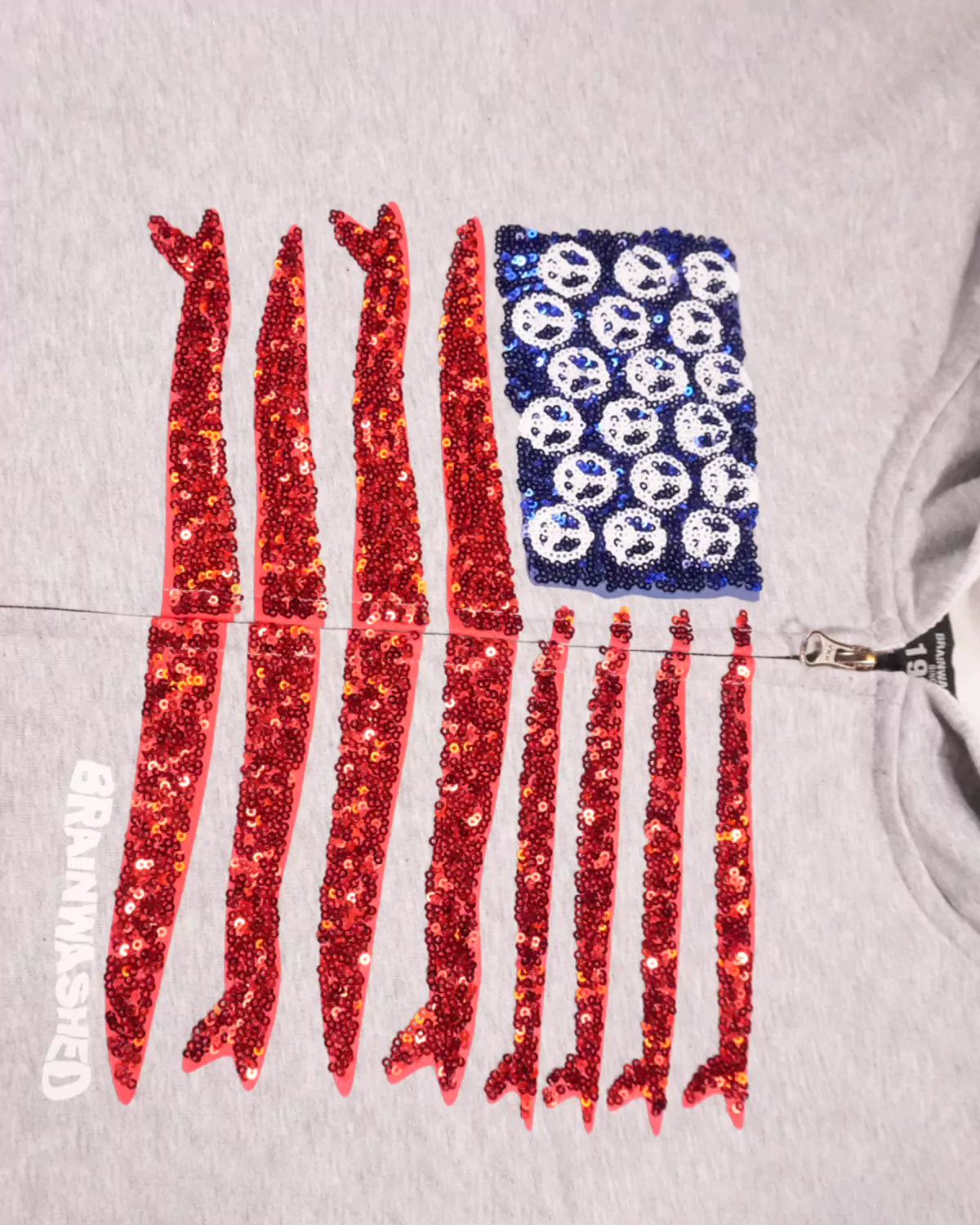 Sequins Flag Hoodie (Complex Exclusive)