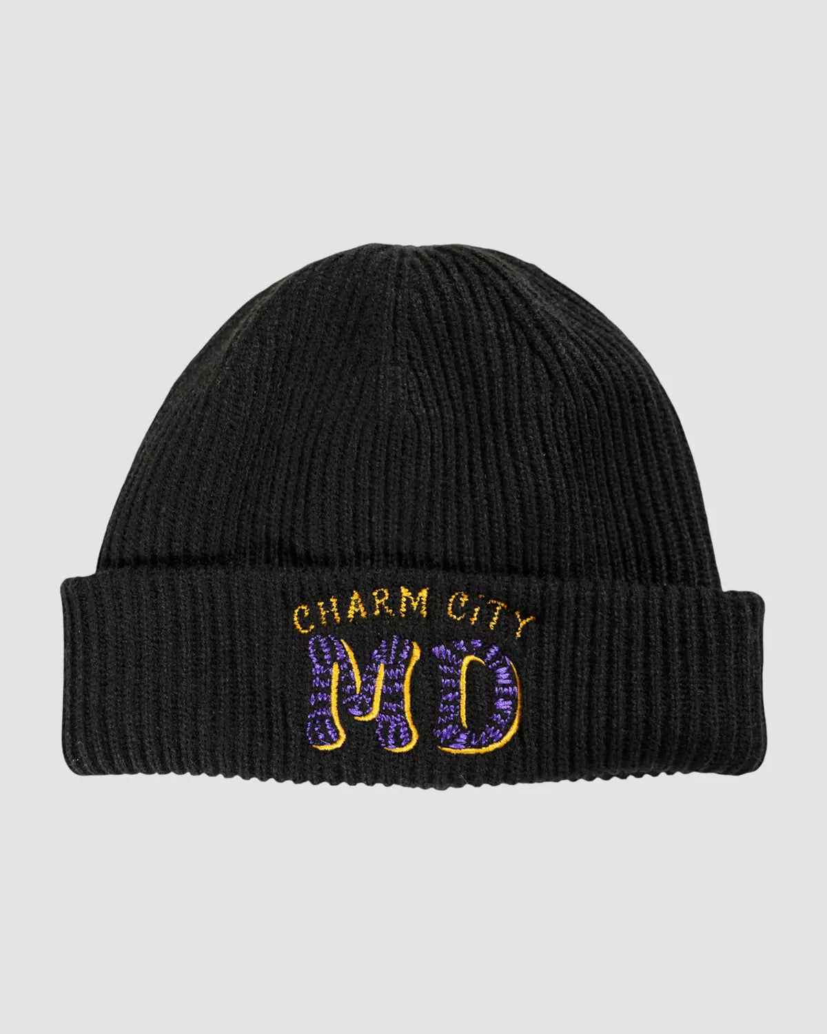 Charm City MD x Good Quality Human Black Beanie