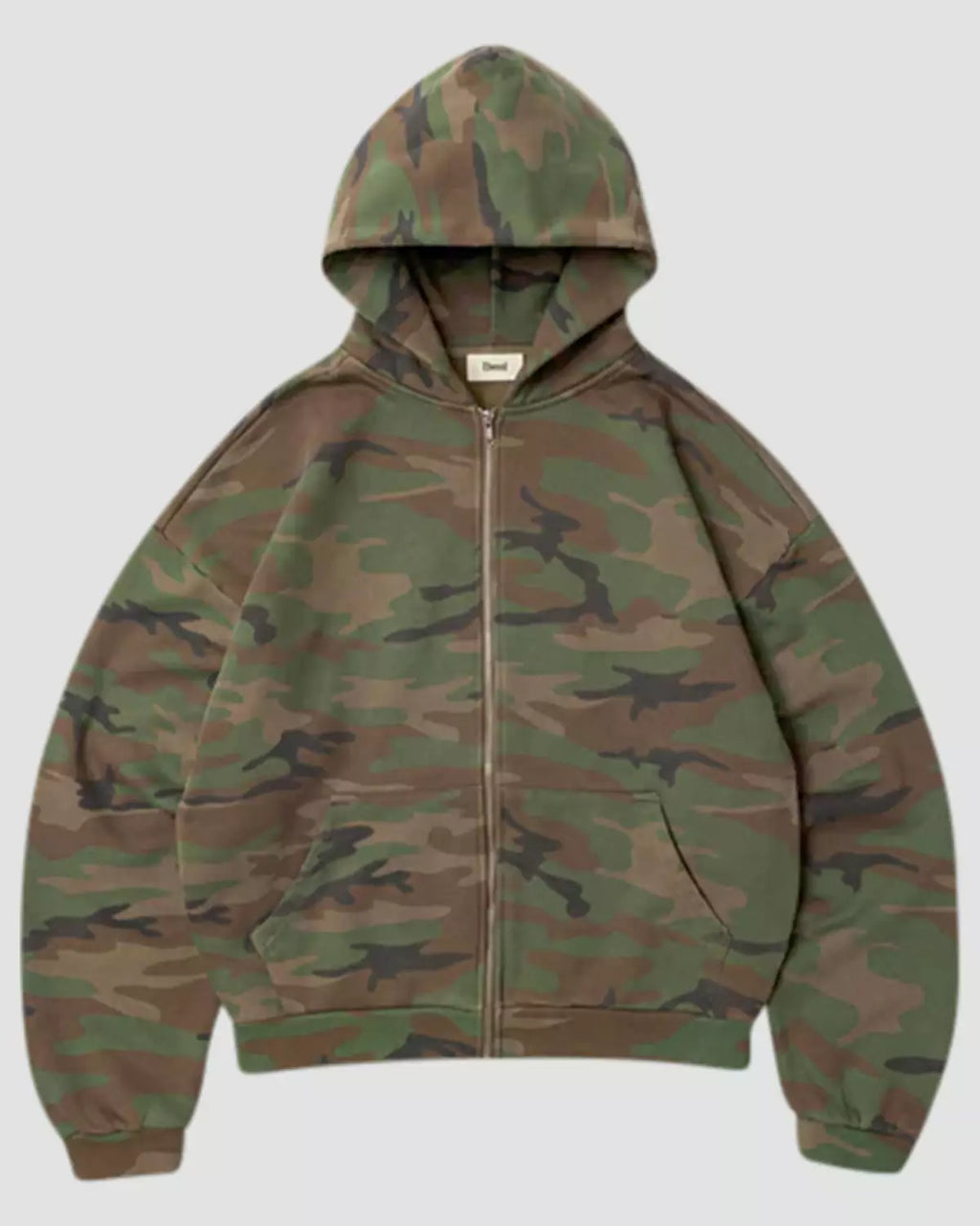 Elwood Camo Zip Up Hoodie