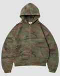 Elwood Camo Zip Up Hoodie
