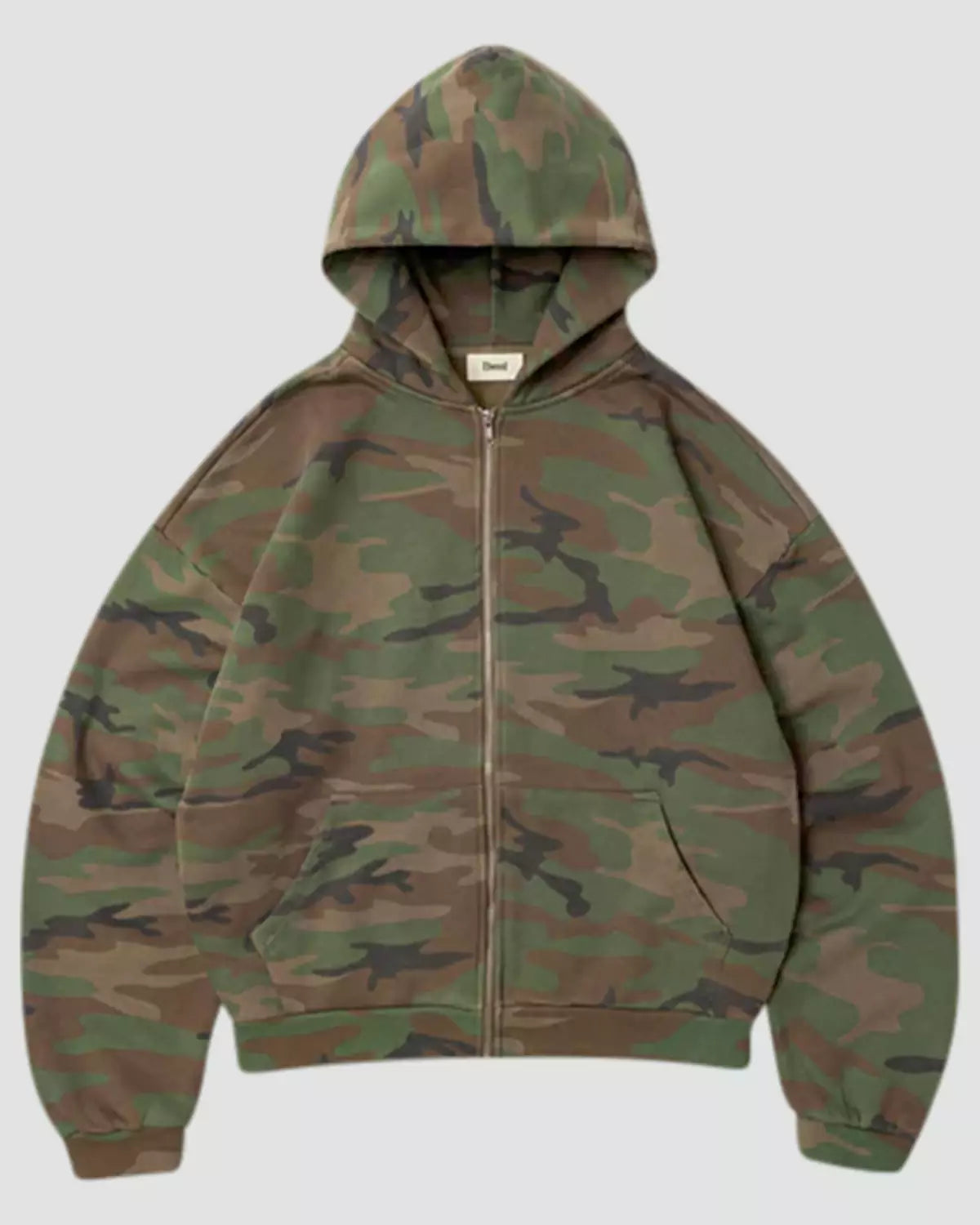 Elwood Camo Zip Up Hoodie