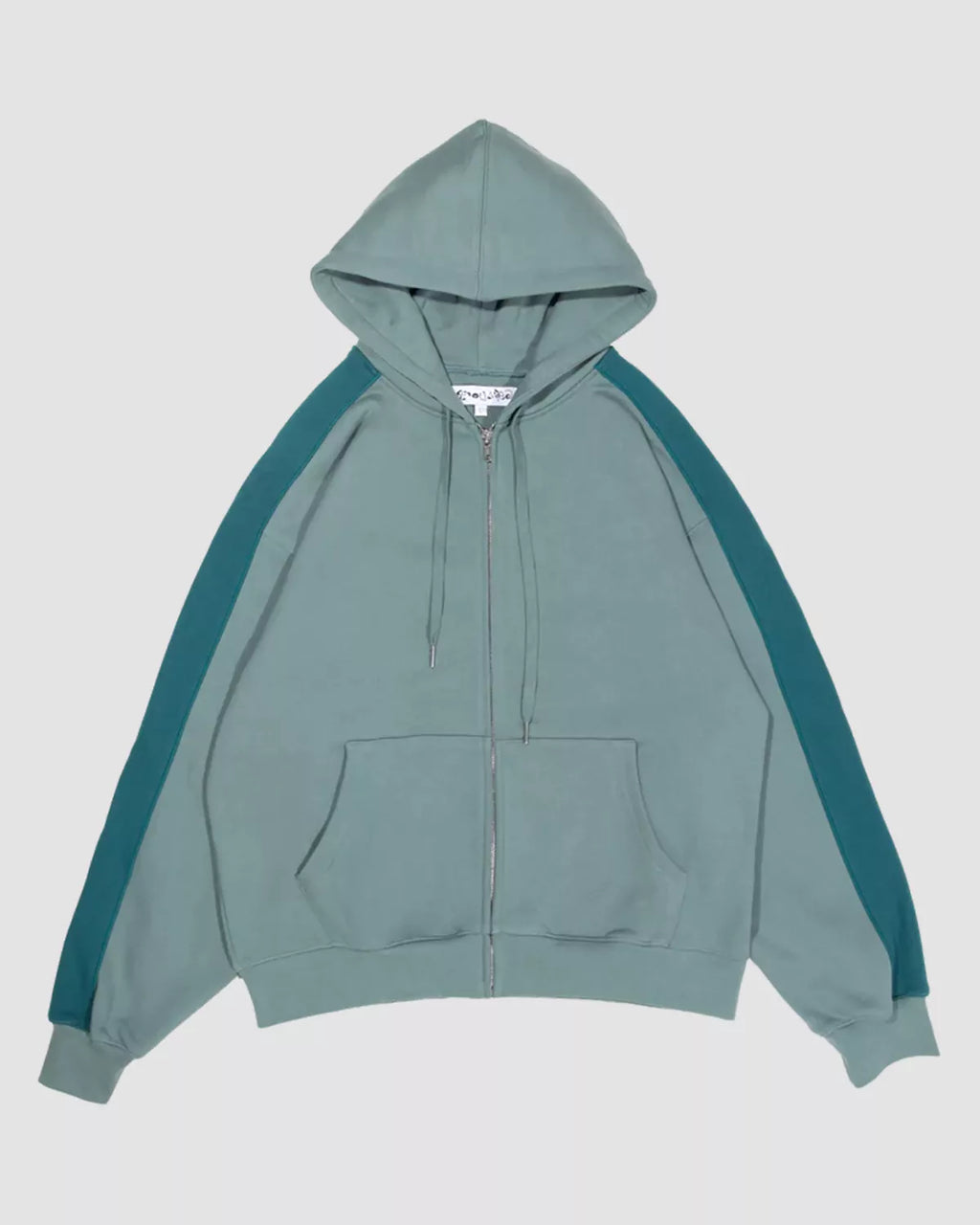 Two Tone Zip-Up