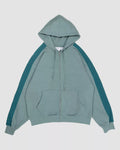 Two Tone Zip-Up