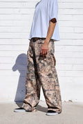Neo Blue Double Knee Baggy Jeans