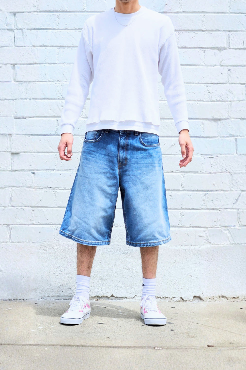 Neo Blue Super Baggy Jorts