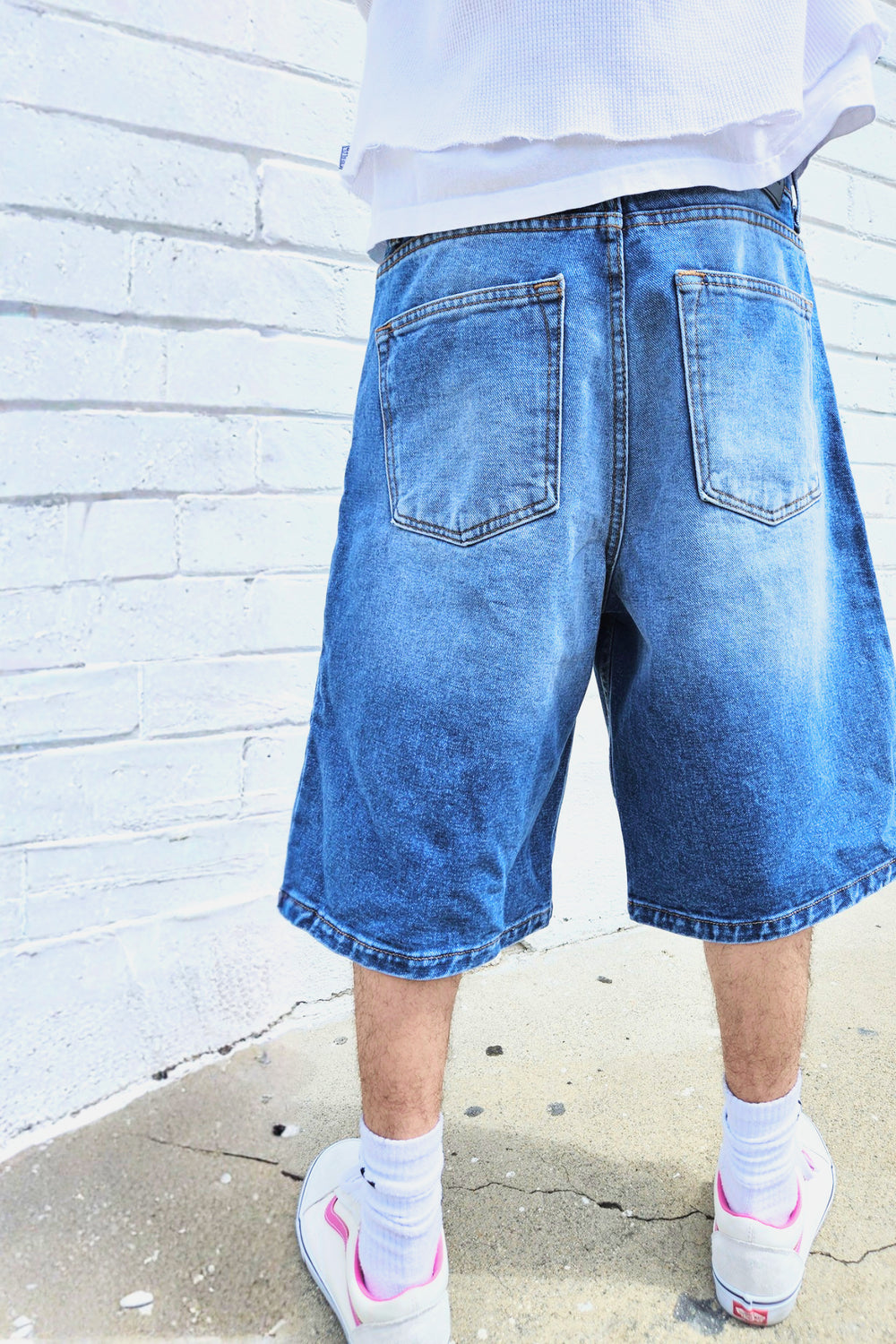 Neo Blue Super Baggy Jorts