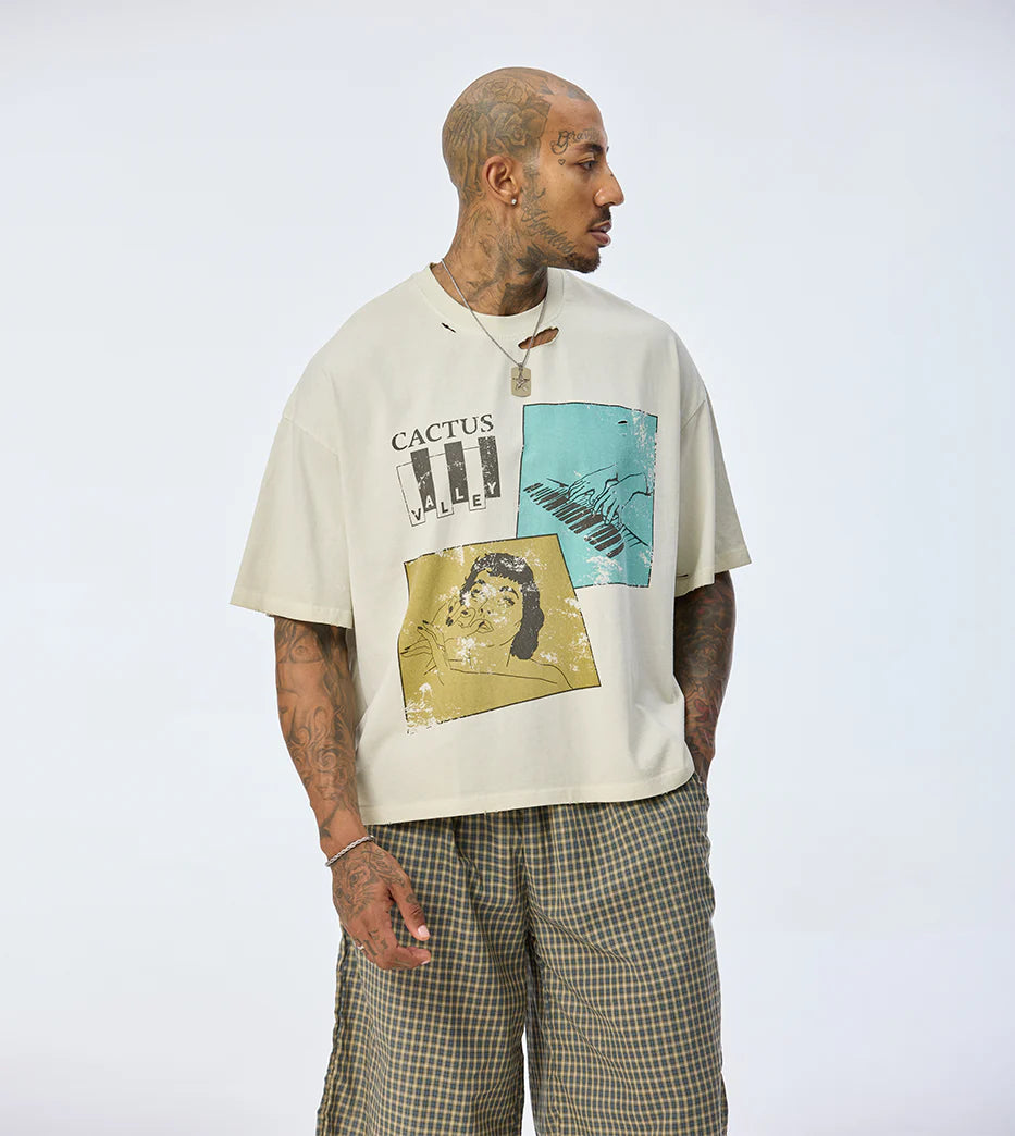Cactus Valley Piano Tee