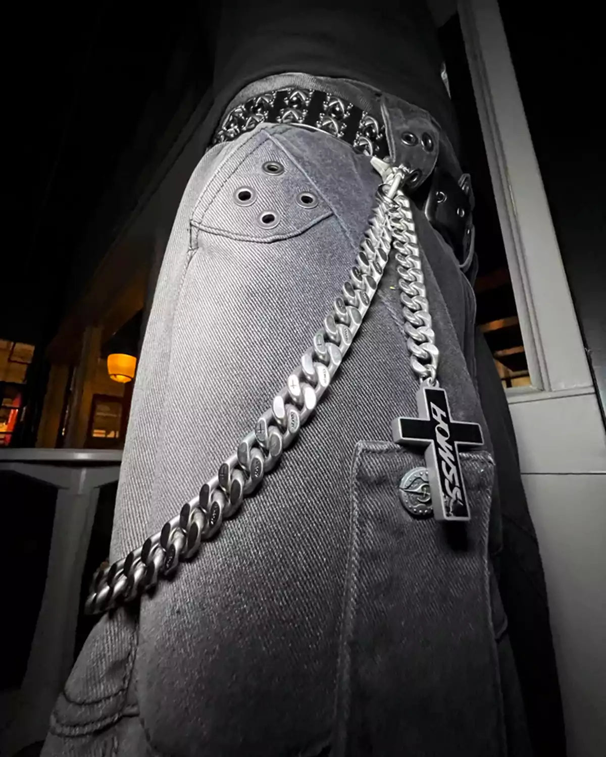 HOWSS Steel Gear Wallet Chain