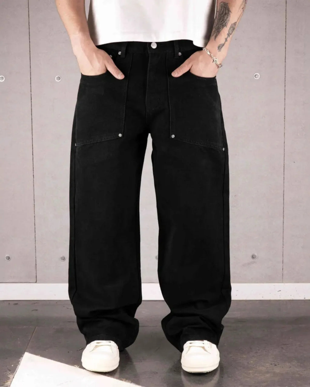 Commons Chop Canvas Pant Jet Black