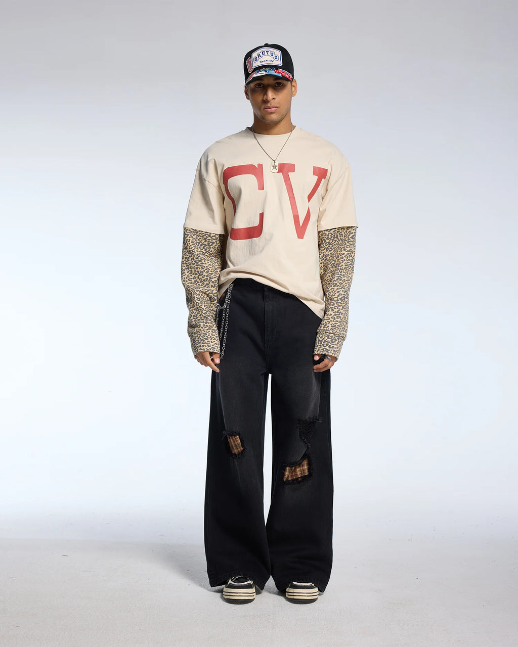 CV Leopard Long Sleeve Tee