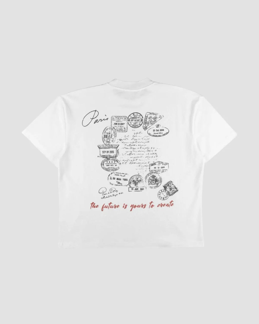 Compliments Future Is Yours Vintage Tee White