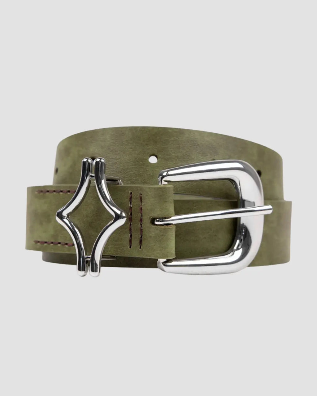 Outlaw Leather Belt Moss (28-34)