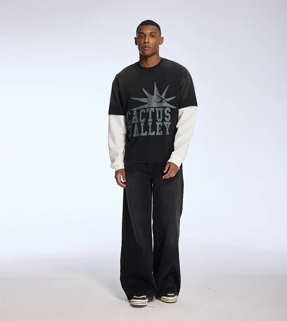 CV Oreo Double Layer Long Sleeve Tee