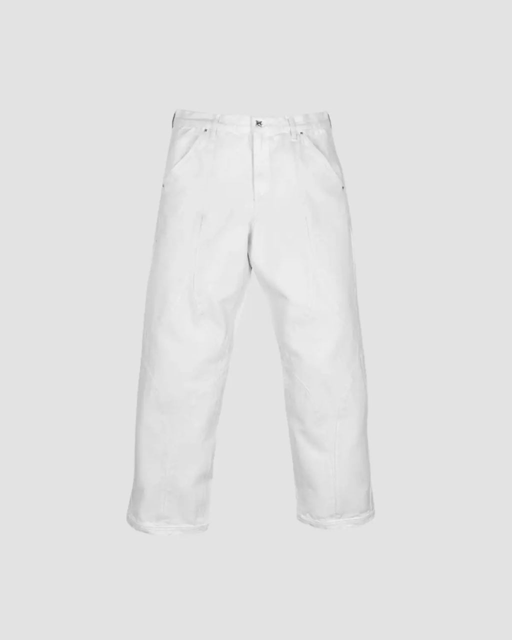 Commons Double Knee Star Denim White
