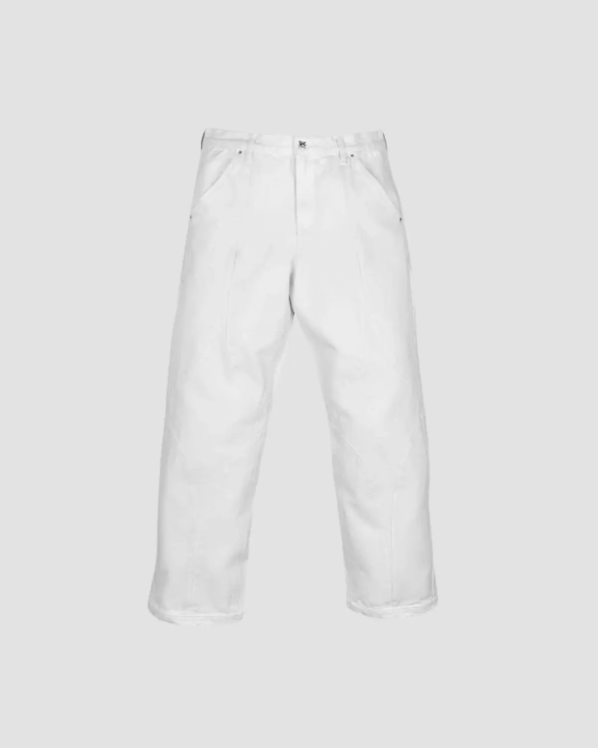 Commons Double Knee Star Denim White