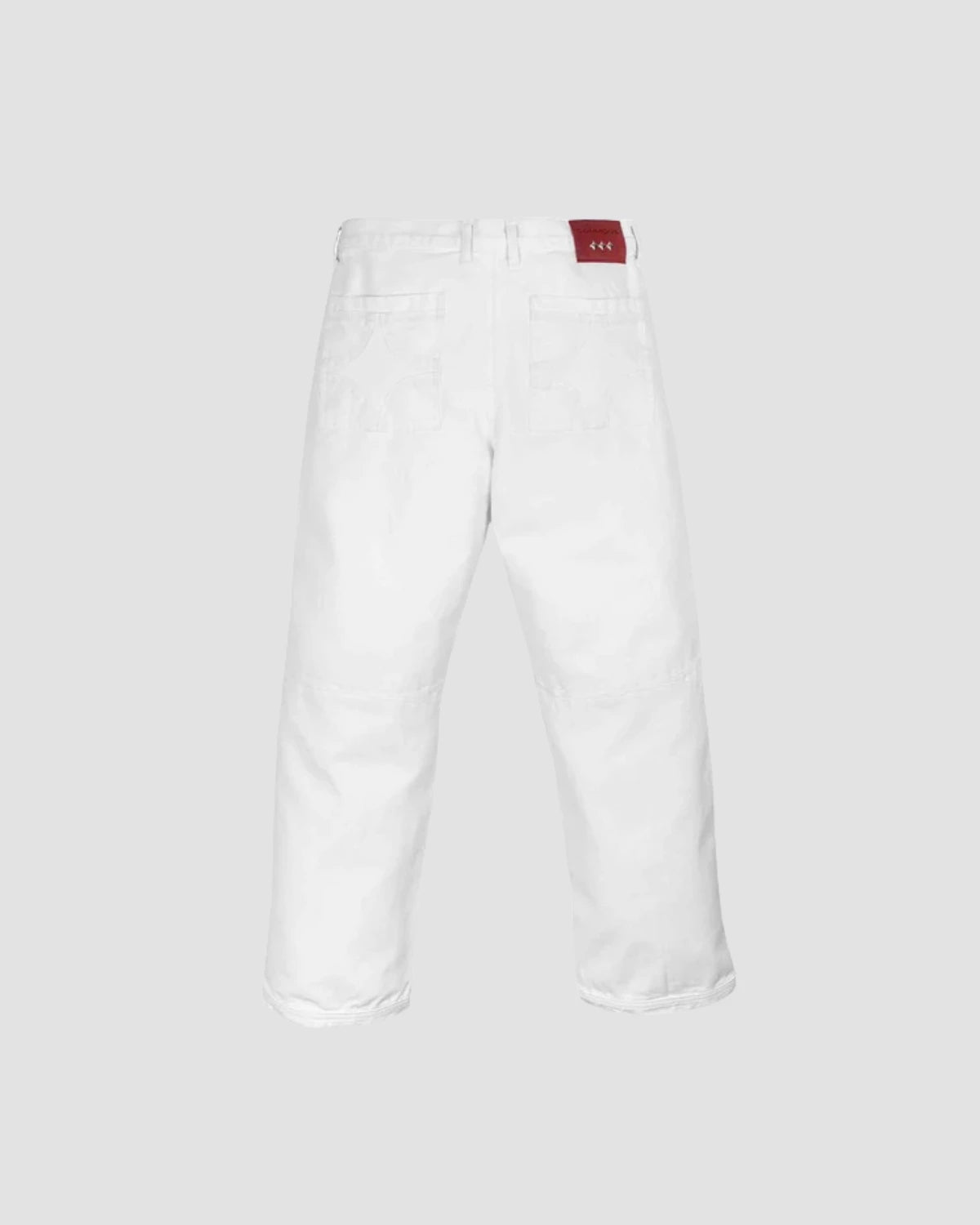 Commons Double Knee Star Denim White