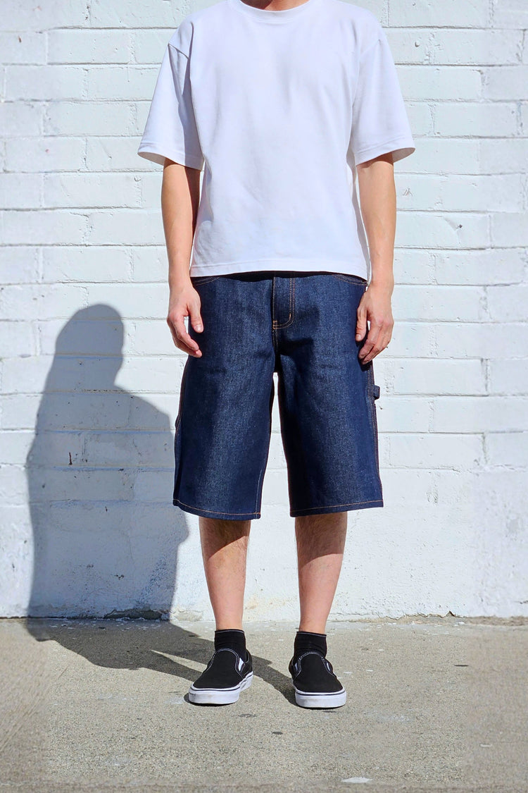 Neo Blue Baggy Carpenter Jorts