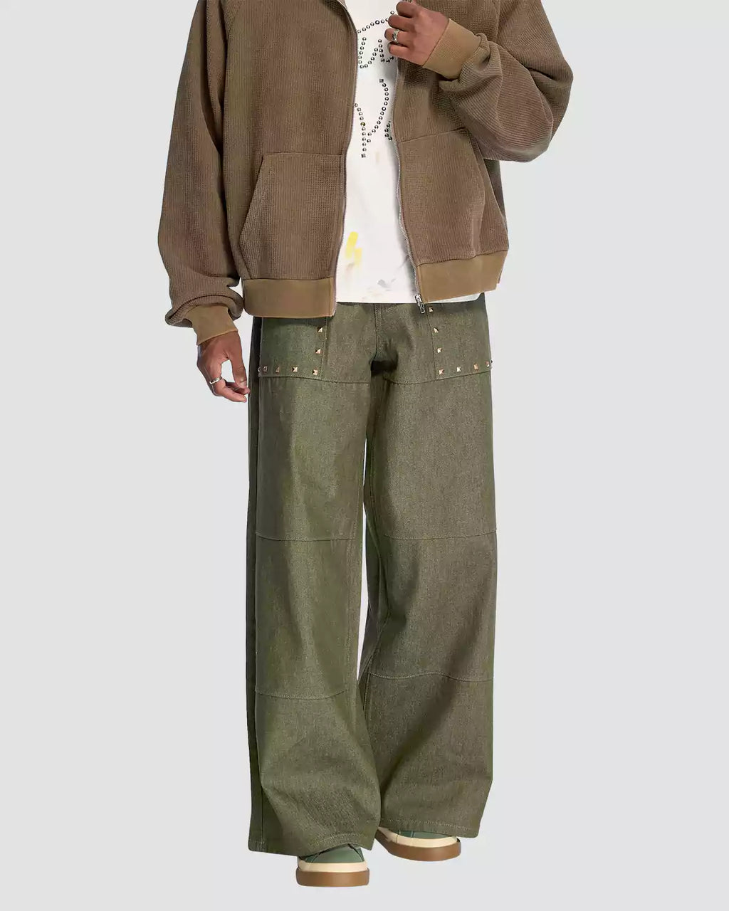 Studded Fatigue Pants